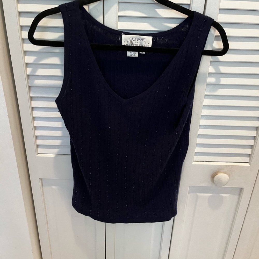 Cashmere Sweater Set - Cardigan and Shell - Picture 5 of 6